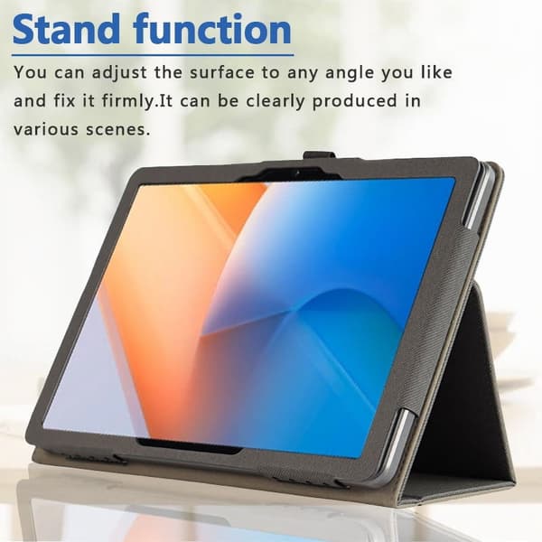 Fodral för Blackview Tab 90WiFi 11\", PU-läder, stativfunktion, handrem, skyddande