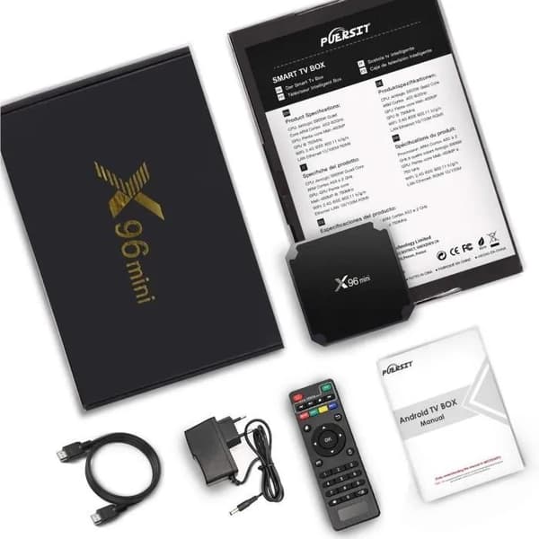 X96 Mini TV Box 2GB RAM 16GB ROM Android 9.0 4K HD 2.4G Multi-Core 64bit