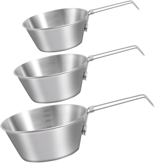 Titanium Camping Kjøkkenutstyr, Oppblåsbart Telt, Bokser, Tallerken, Bestikk