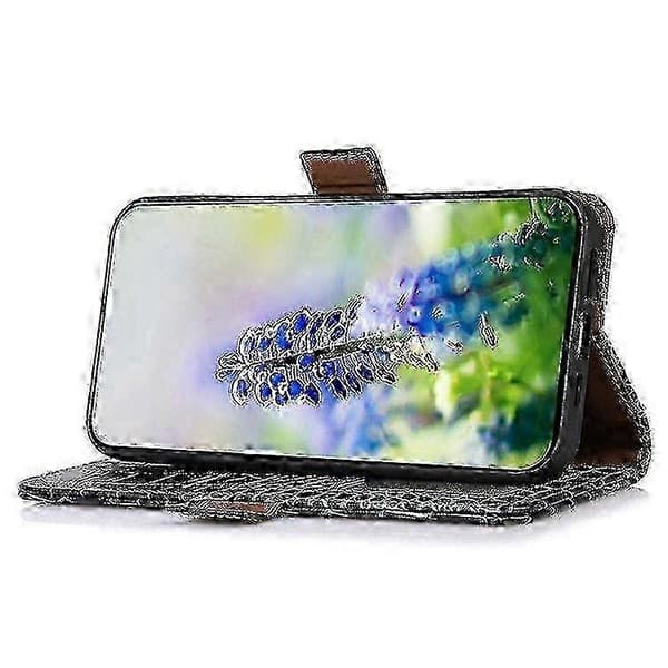 Flip Wallet-etui i ægte koskind til iPhone 16e Green