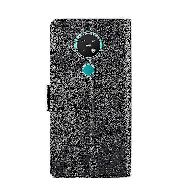 Läderfodral för Nokia 7.2 / 6.2 Black