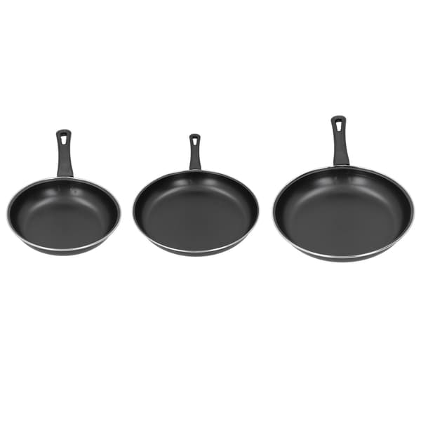 3-delat mini non-stick stekpanneset, kompatibelt med induktionshäll och gasspis