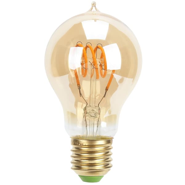 A60 E27 LED-pære, 4W dimbar glødelampe, antikk, varmt lys, kafédekorasjon-6500K 6W