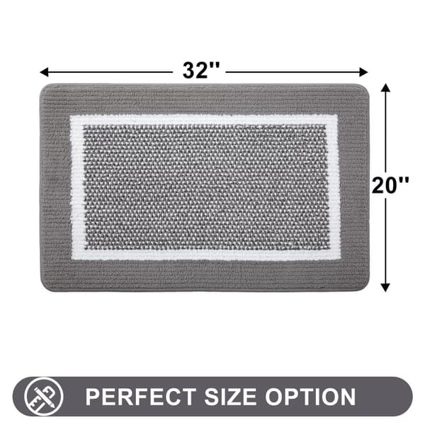 Innvendige dørmatter, absorberende smussfanger, sklisikker lav profil 80x120cm light gray
