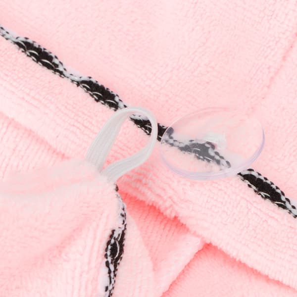 5-pack hårtorkhandduk, absorberande turbanmössa, rosa, för hem och resor red