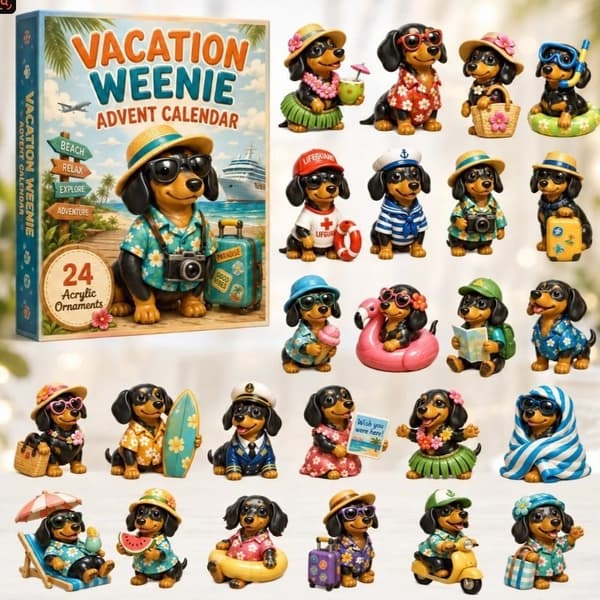 Dyrenes julekalender 2026, Akryl Blindboks Flatt Anheng, 54 Deler