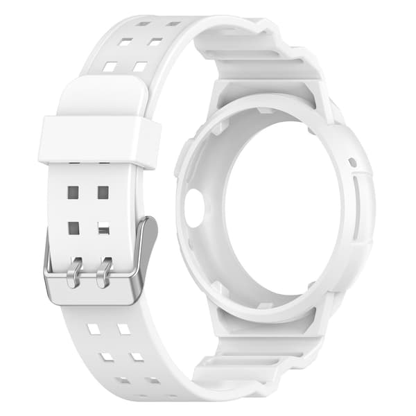 TPU-klockarmband för Google Pixel Watch 1/2, vit, hållbart flexibelt, 5,5-8,7 tums handled