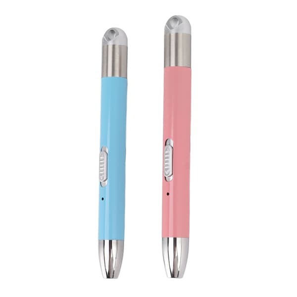 Sæt med rhinstens-pen, USB-boreværktøj til prikning, DIY diamantkunst-tegning, pink blå