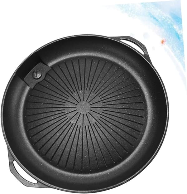 Bærbar BBQ Grillplade, Non-Stick, Nem at Bære, til Udendørs Madlavning