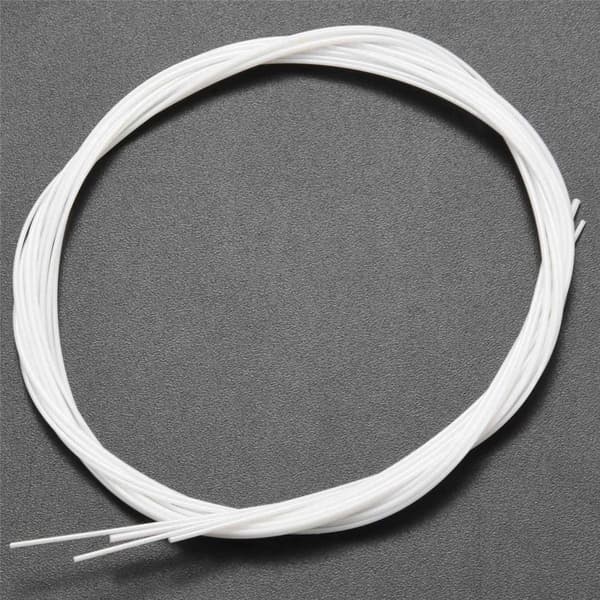 Hvite nylon-ukulelestrenger, 16-dels sett, erstatning for 21 23 26 tommer