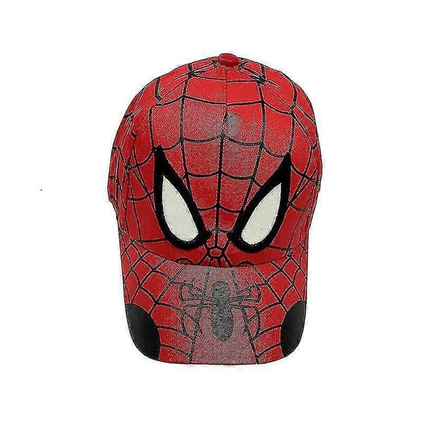 Spiderman Baseball Caps Snapback Justerbar Utendørs Sport Solhatter for Barn Gutter Jenter Red