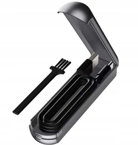 Elektrisk stofshaver, fnugfjerner til tøj, 6-bladet, 3 hastigheder, USB-C, trådløs