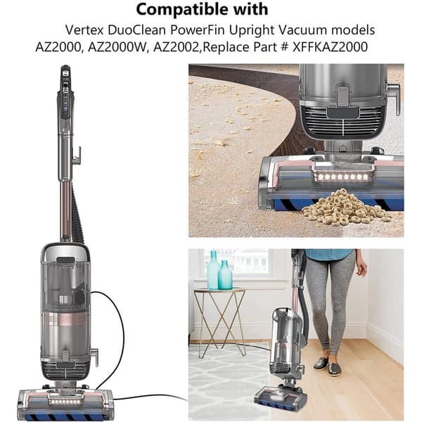 Erstatningsfiltre til Shark Vertex DuoClean PowerFin AZ2000, AZ2000W, AZ2002, XFFKAZ2000