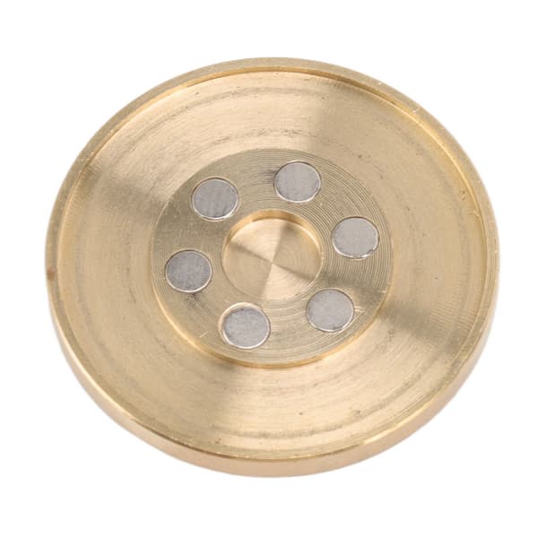 Magnetisk Skydelåge Stressaflastningslegetøj, Rund Bærbar EDC Dekompression Fidget