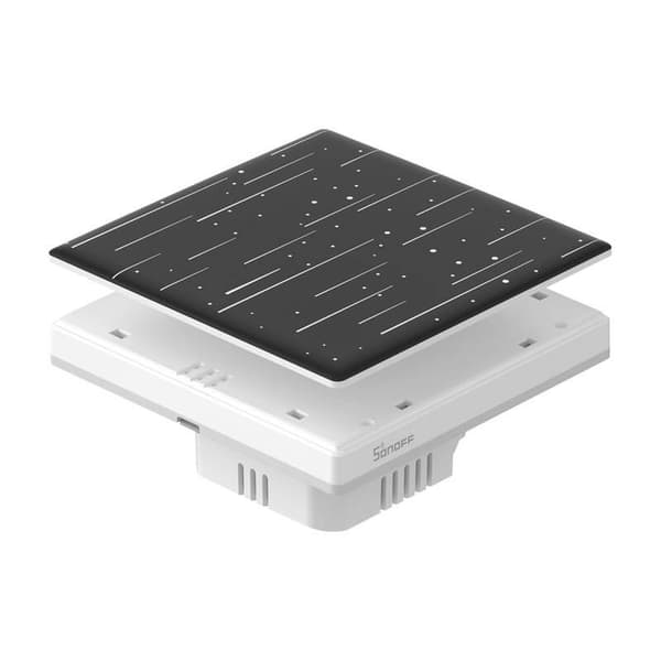 Dekorativt deksel til SONOFF T5 1C berøringsbryter, Star 1C, plastfrontplate