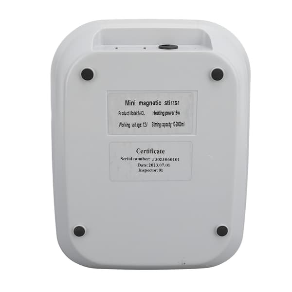 Mini magnetomrører 5W, 2000ML blandekapacitet, kraftfuld, US-stik 100-240V