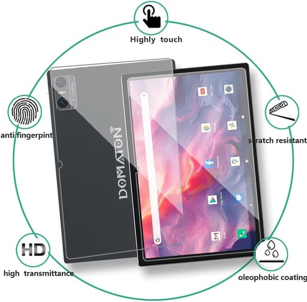 Hærdet glas skærmbeskytter til MEIZE D115 10.1\" tablet, 9H hårdhed, 2-pak