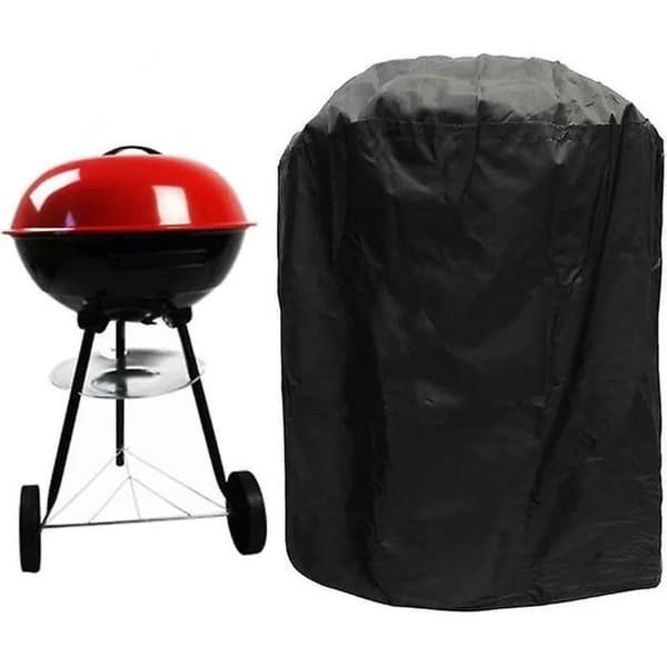 Rund Kulgrillovertræk 70cm, Vandtæt UV-resistent Åndbar, 77x90cm