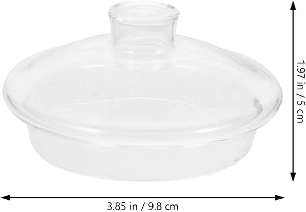 Udskiftning af låg til tekedel i glas - Robust tekandelåg i glas til brygning