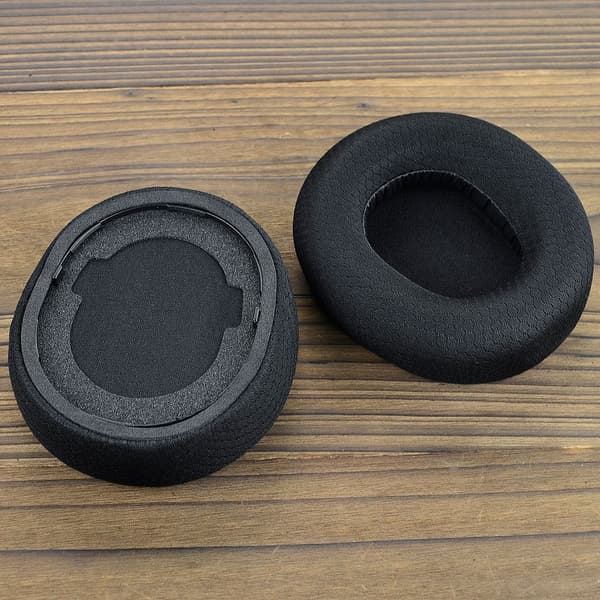 Øreputer kompatible med SteelSeries Arctis Nova Pro, svart, pustende netting, minneskum