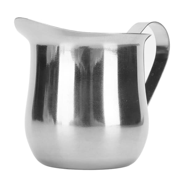 Melkeskummerkanne i rustfritt stål, 150 ml, ergonomisk dampkopp for kaffe