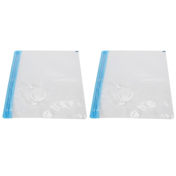 Vakuumförvaringspåsar, 2-pack, platsbesparande komprimerade och förseglade, 32x26cm, Resa