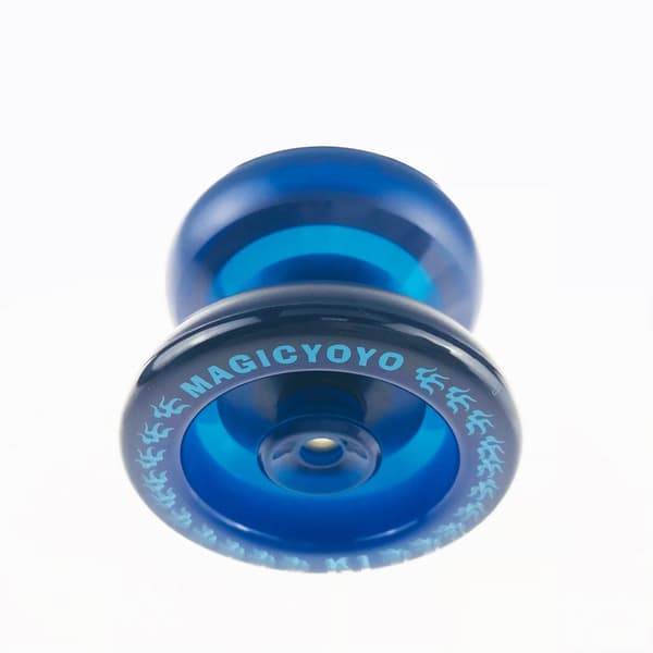 Mørkeblå Magic Yoyo - Klassisk spinnende legetøj i aluminium