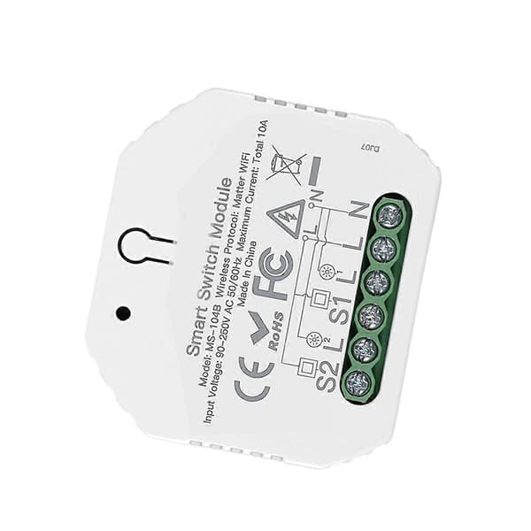 Tuya WiFi Switch Module Delad Kontroll Smart Automation Relä Timer App Fjärrkontroll Fungerar med Ale
