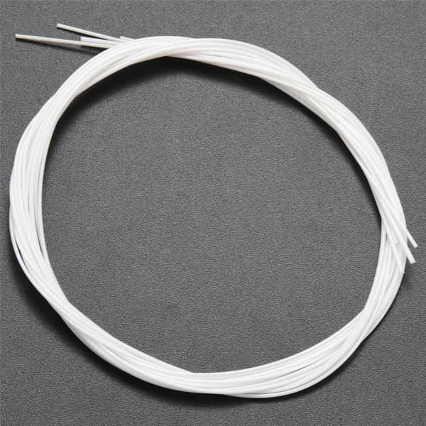 Hvite nylon-ukulelestrenger, 16-dels sett, erstatning for 21 23 26 tommer
