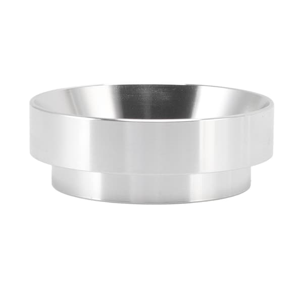 51 mm doseringstratt, aluminiumlegering, anti-flygande pulver, magnetisk, universell doseringsring, silver för kaffe