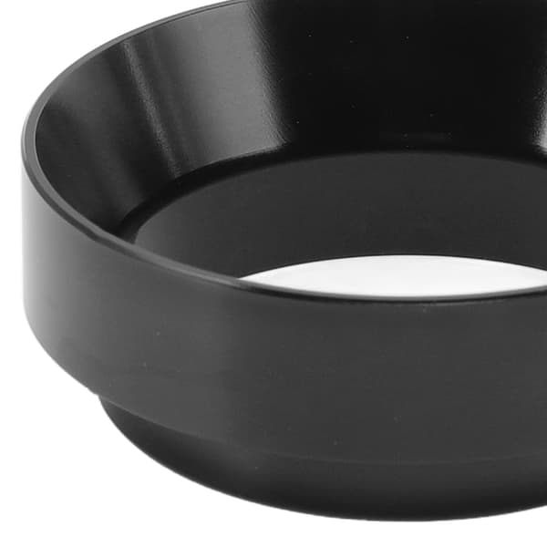 51 mm doseringstratt, pulver som inte flyger, magnetisk universell doseringsring, svart för kaffe