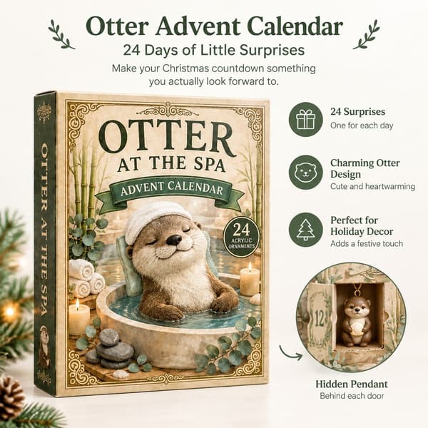 Odder Jule-nedtællingskalender, 24 dages blind box, PVC 3D-julekalender, 28x22 cm PVC 3D Model 28x22x3.5cm