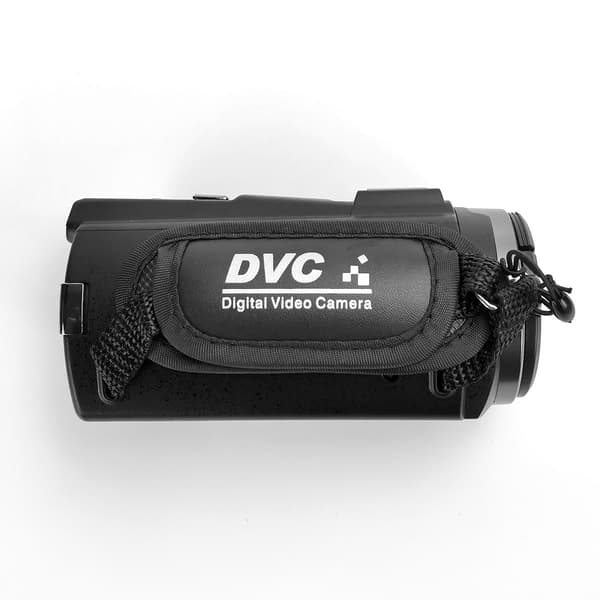 4K videokamera, 48MP, 16x zoom, vidvinkelobjektiv, 32GB kort, mikrofon, sort