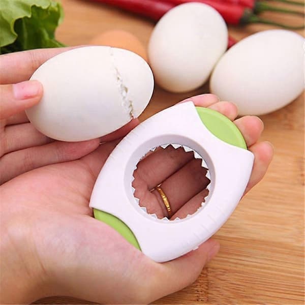 Eggesaks Verktøy Eggåpner Kjøkkenutstyr Kokt Eggeskall Toppkniv Eggåpner Eggkutter Eggkutter Kjøkkendingser Tilfeldig