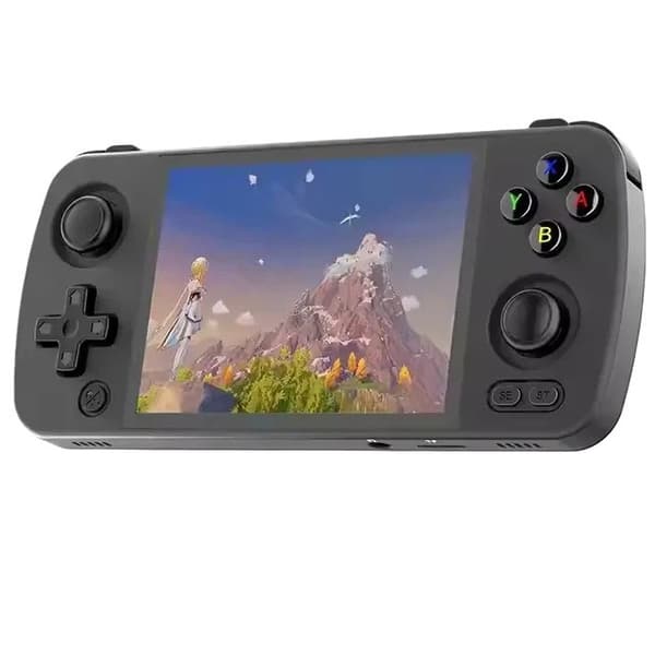 Handhållen Spelkonsol 4\" Skärm, Android 128GB WiFi, 3000+ Spel, Dubbla Joysticks, T618