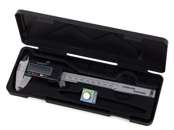 Digital skydelære 150 mm, LCD-display, rustfrit stål, elektronisk mikrometer, automatisk slukning