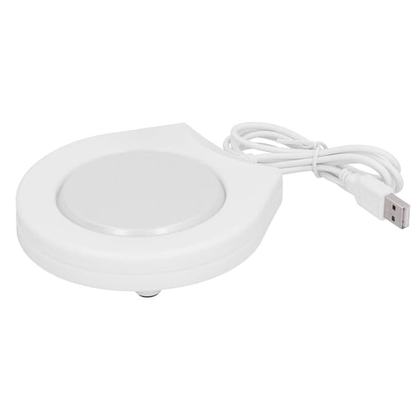 USB-oppvarmet koppvarmer-underlag, plug-in vakuummatte for kontorkaffe og melk