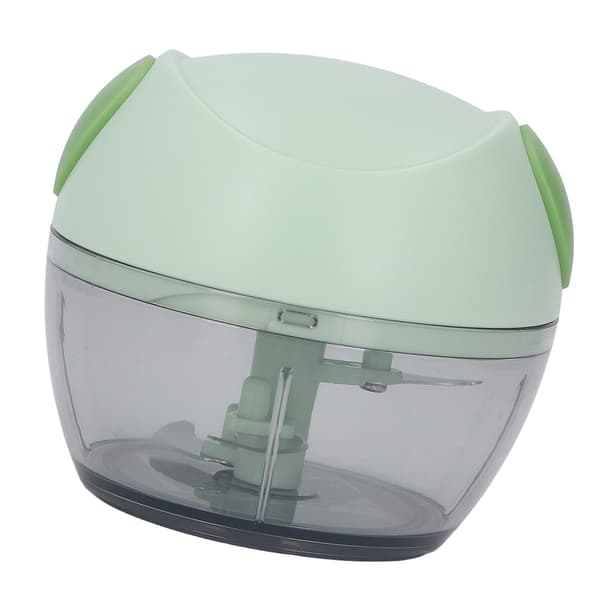 Manuell vitlökshackare, grön, handdragen stränghackare, minifoodprocessor för hemmet