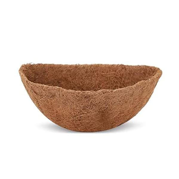 Kokosfiberkorgfoder, 2-pack, för hängande planteringskärl och blomkrukor