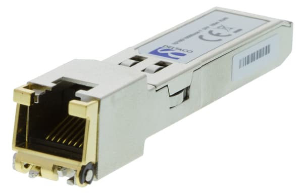 SFP 1000Base-T RJ45 Transceiver, Cat5, 100m