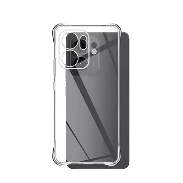 Stötsäkert bakstycke + Hydrogel skärmskydd kompatibelt med Oppo Reno14, Transparent