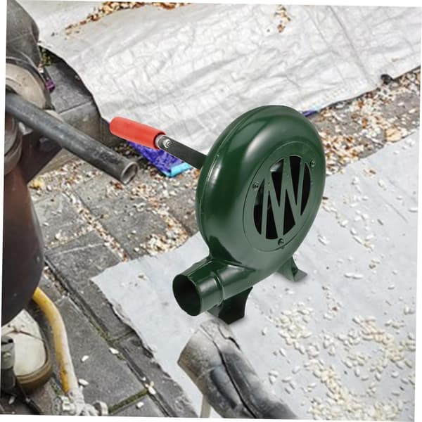 200W Håndsveiv Vifte for BBQ Kull, Bærbar Camping Brannstarter Verktøy