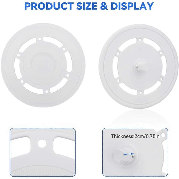 Moppepudeplade Tilbehør til Ecovacs Deebot T20 Omni/ T20 PRO/ T20 MAX Støvsuger Pudebordholder Repl
