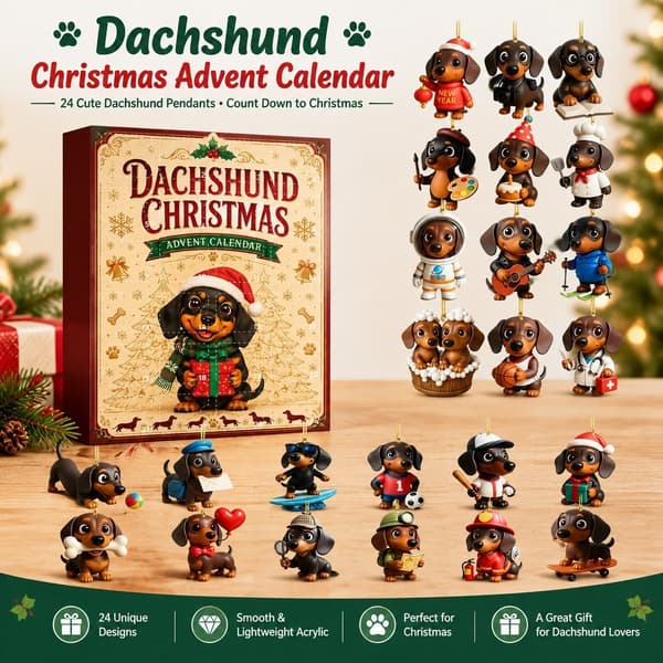 Tax Adventskalender 2026 Julhänge Akryl Blind Box Present