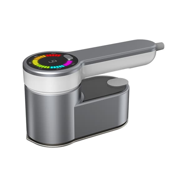 Mini rejsedamper 1200W, 6 intelligente tilstande, 9-sekunders opvarmning, gråt LED-lys.