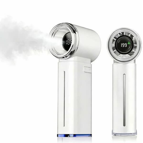 Mini kädessä pidettävä turbosumutin, nopea taskutuuletin 3500 mAh white