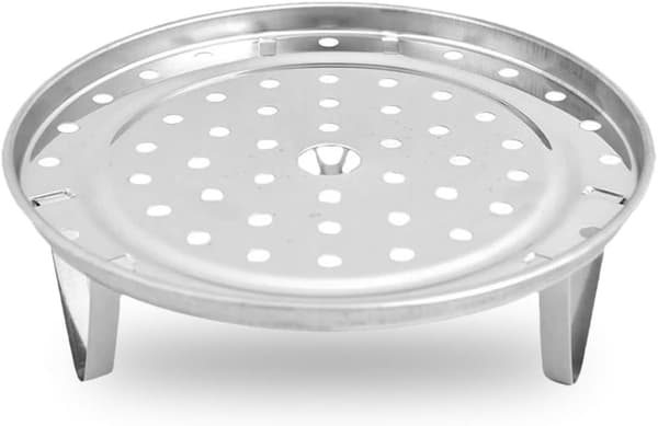 Dampstativ i rustfritt stål med avtakbare ben, 2 stk 22 cm, husholdningsdampgrytebrettstativ for dumplings og matlaging
