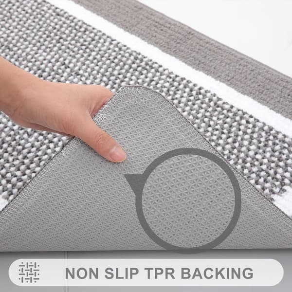 Innvendige dørmatter, absorberende smussfanger, sklisikker lav profil 80x120cm light gray