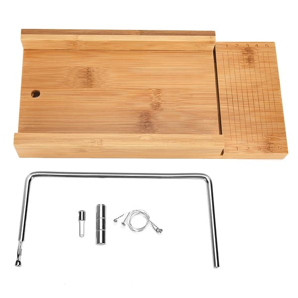 Bambussåpekutter, DIY-verktøy for kutting av stearinlys, sjokolade, mat, trepanel