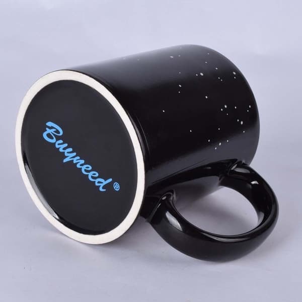 Farveskiftende Porcelænskrus, Solsystemdesign, Kaffe Mælkekop, Fødselsdagsgave